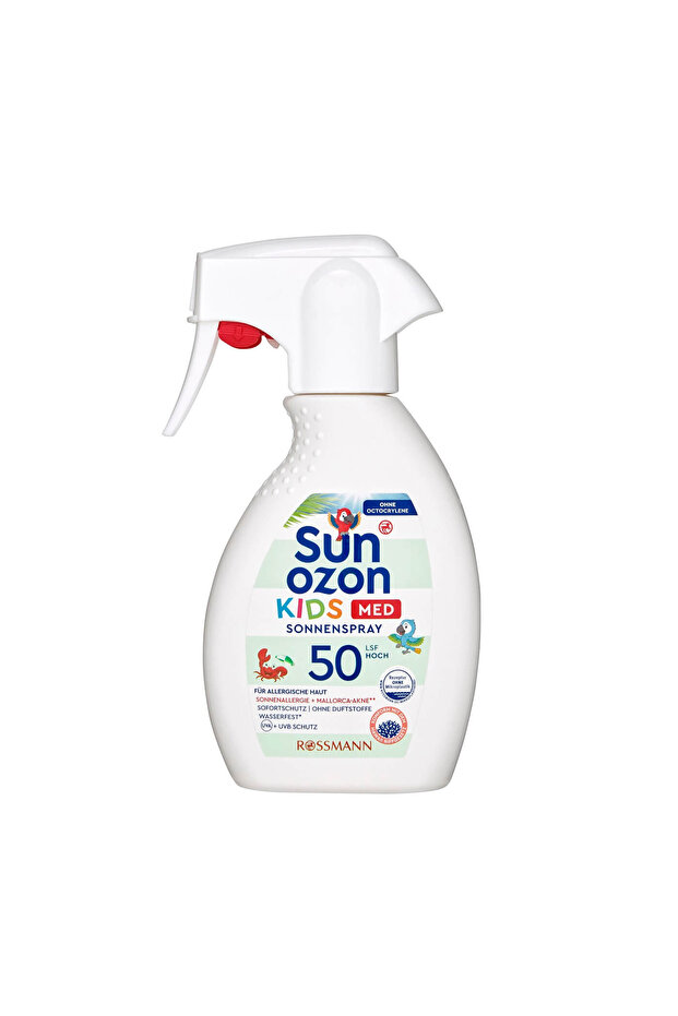 Güneş Koruyucu Spreyi Spf 50 250 ml Med Kids - 1