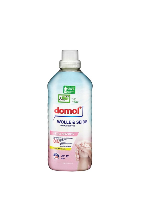 Sıvı Çamaşır Makinesi Deterjanı Yünlü Eco 20Y Ultra Hassas 1000 ml - 1