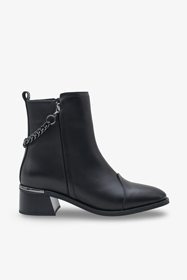 Hepes Genuine Leather Women's Casual Boots - Black