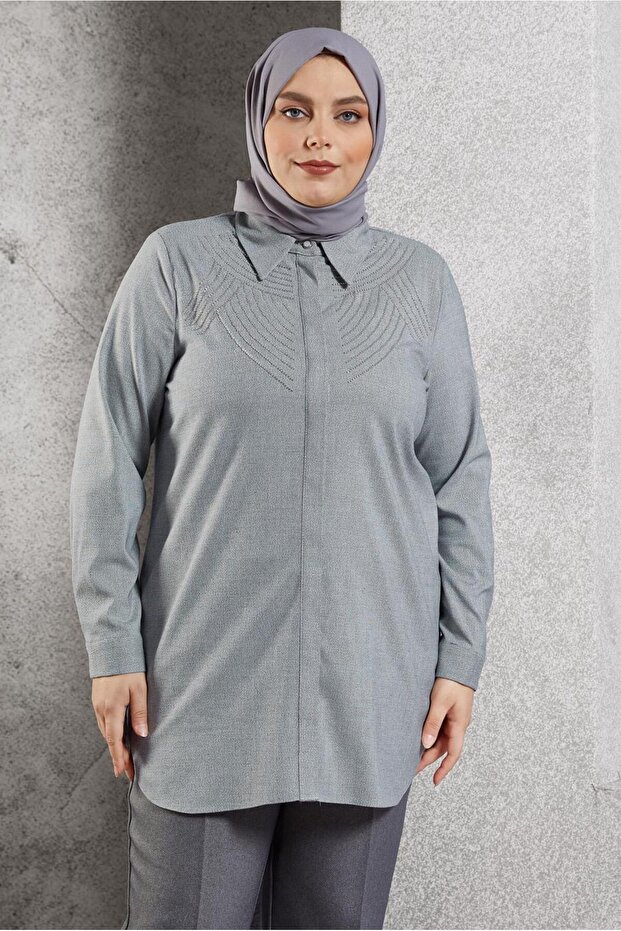 قميص تونيك مقاس كبير 20648
