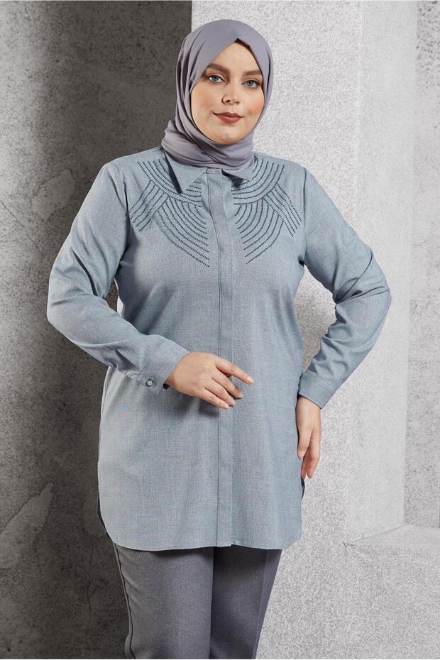 قميص تونيك مقاس كبير 20648