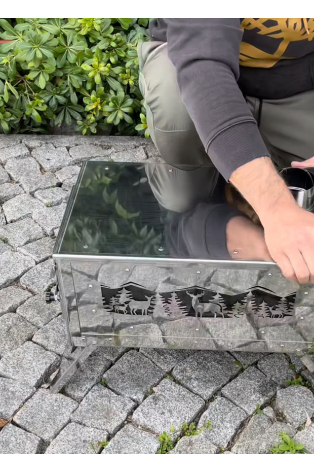 Krom Katlanır Kamp Sobası - 3