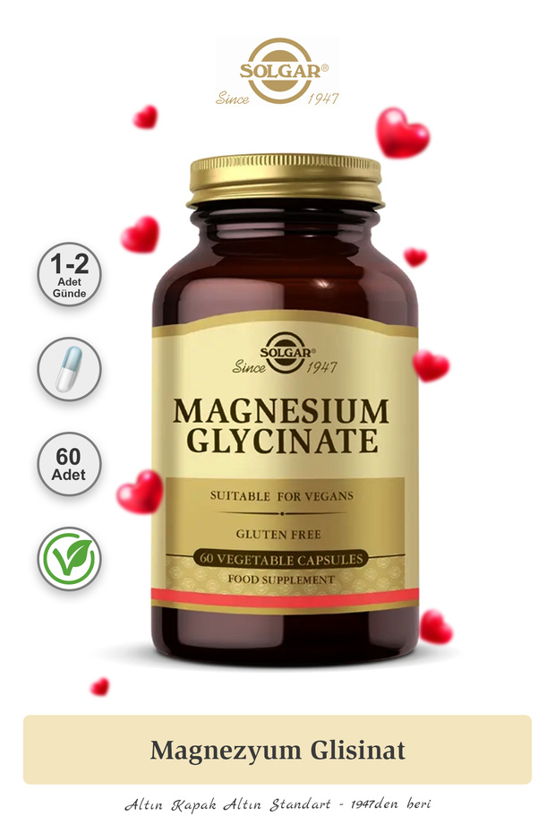 Magnesium Glycinate 60 kapsül - 1