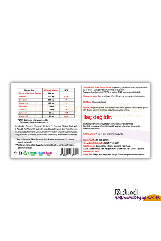 Curcumin Plus 30 Kapsül - 2