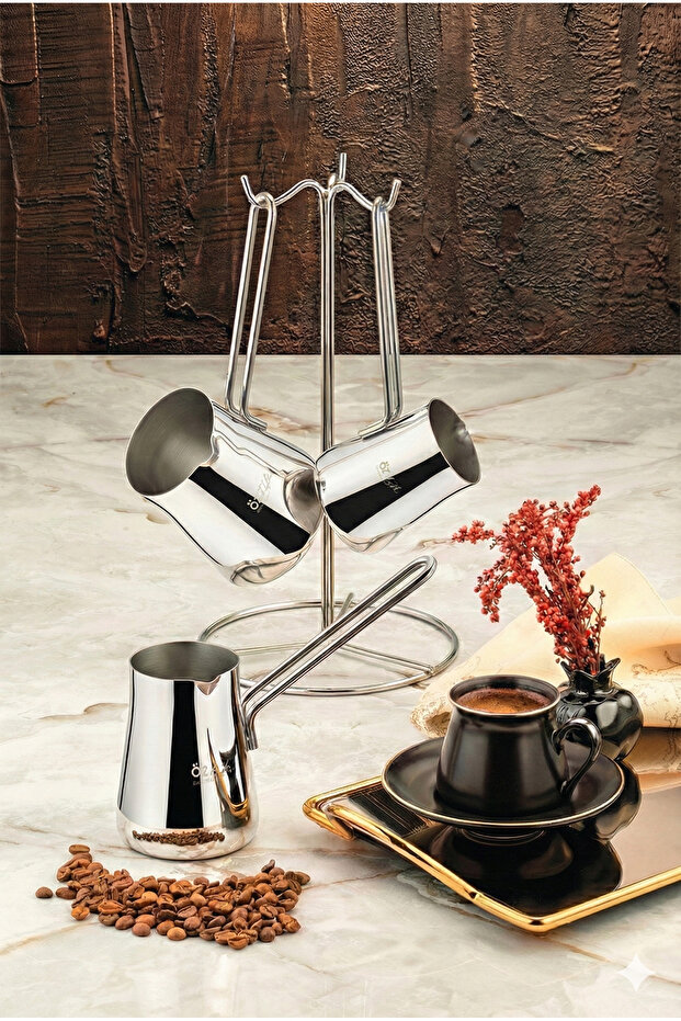 طقم إبريق قهوة مكون من 4 قطع Gala Simple 700