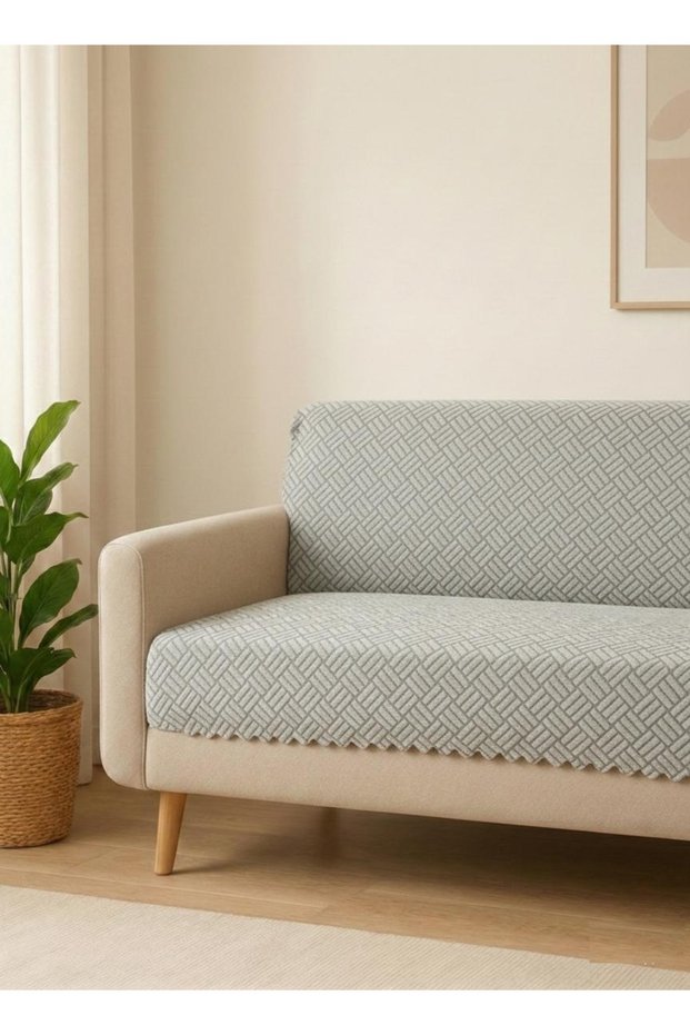 Armchair Cover 175X215 cm | Six-Polar Anti-Slip Base, Knitted Fabric, Compatible with Sofa Beds & Couches