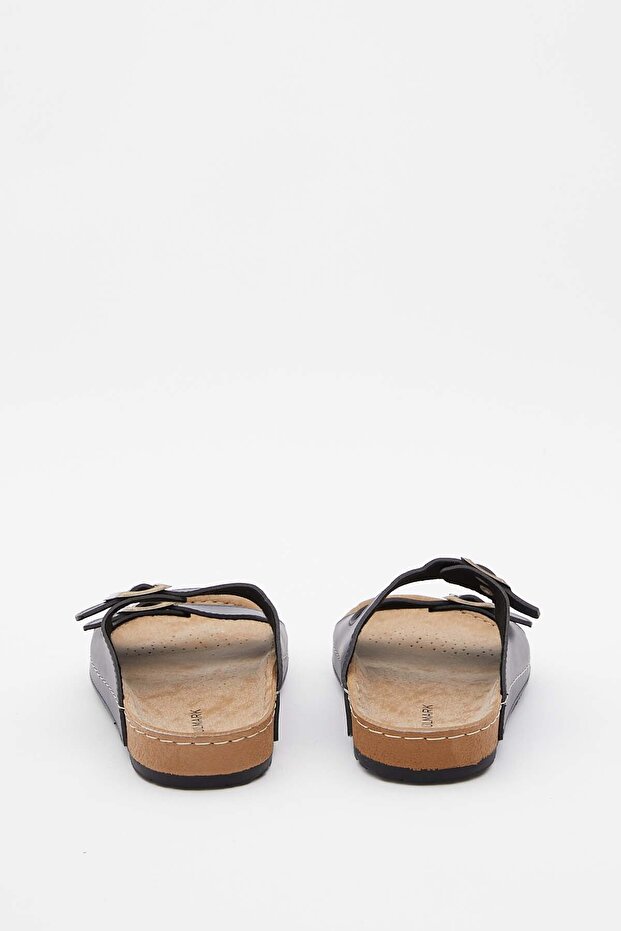 Men's Double Buckle House Slippers – Stylish Design with Adjustable and Comfortable Fit - 6