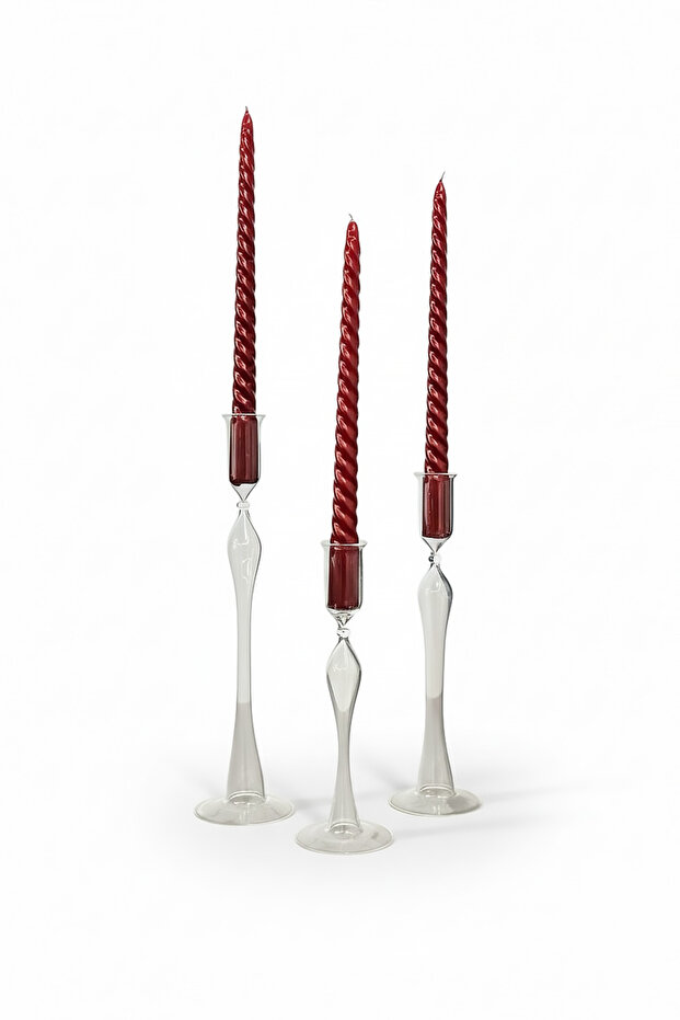 CAM ÜÇLÜ ŞAMDAN - LİLYUM MODEL - 6