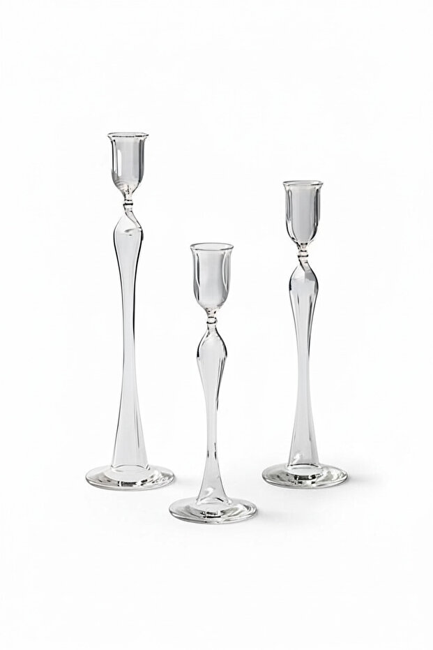 CAM ÜÇLÜ ŞAMDAN - LİLYUM MODEL - 5