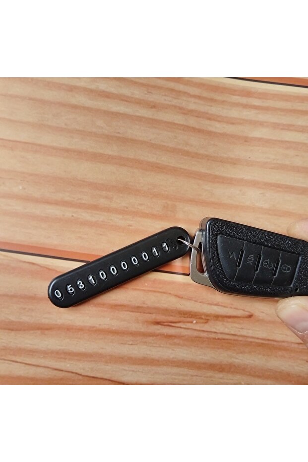 Araba anahtarlık numaratör (cep no numaratörü) - 5