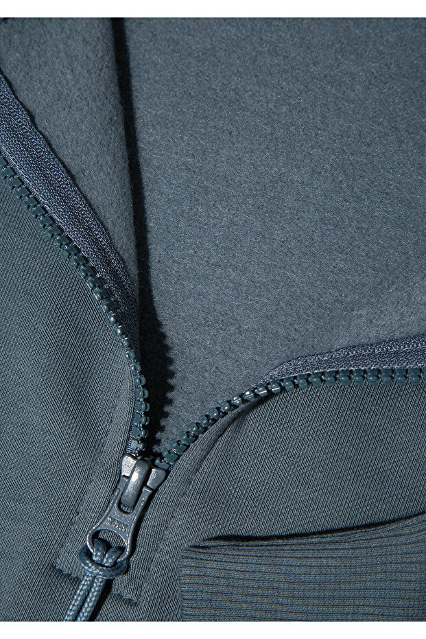 Yarı Fermuarlı Basic Sweatshirt 0S10278-80889 - 7