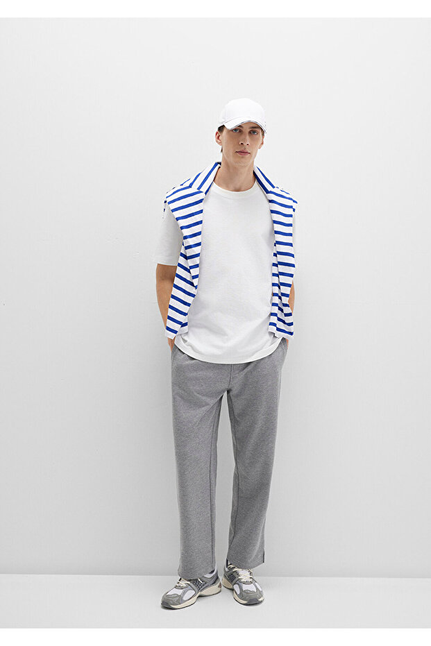 Gri Basic Eşofman Altı 0010462-80018 - 3