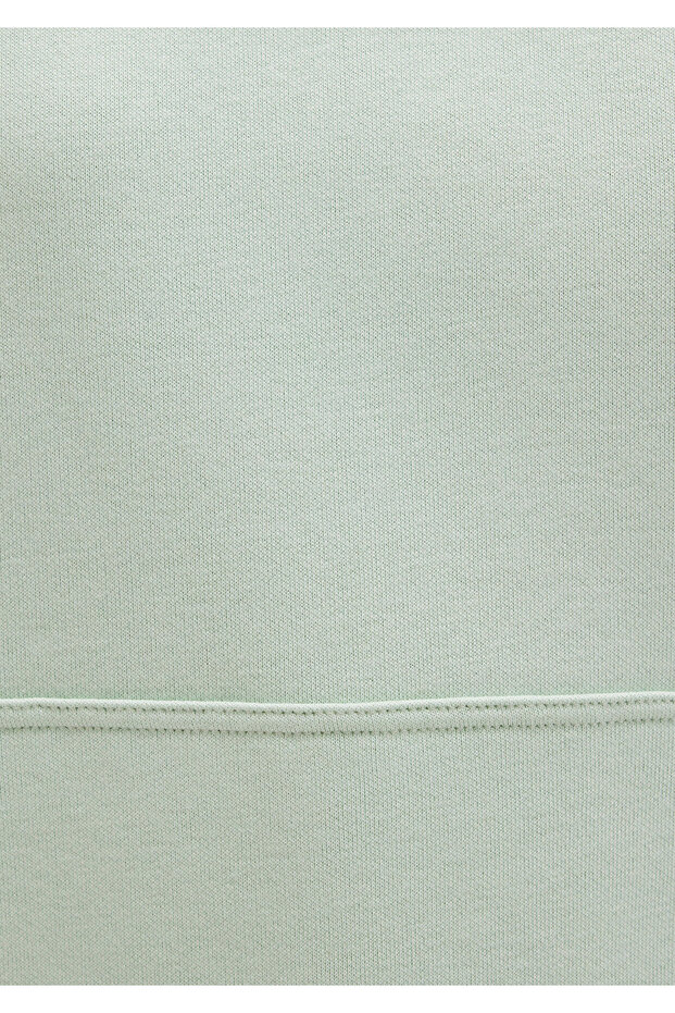 Kapüşonlu Yeşil Basic Sweatshirt 167299-71449 - 7