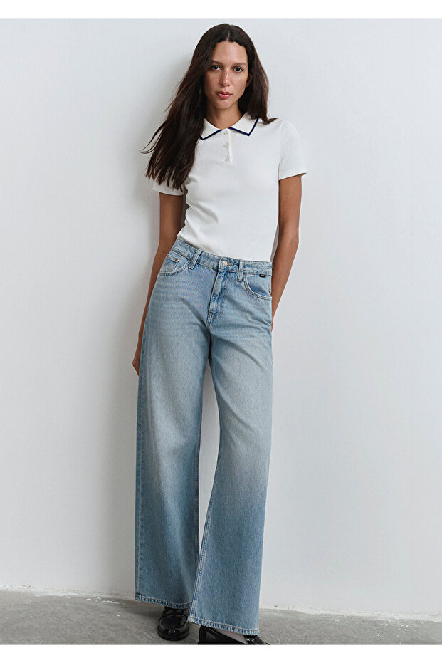 Malibu Real Blue Vintage Light Jean Pants 1010152-89243