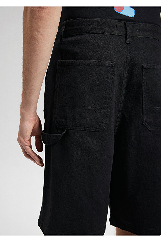 Siyah Şort 0410194-900 - 7