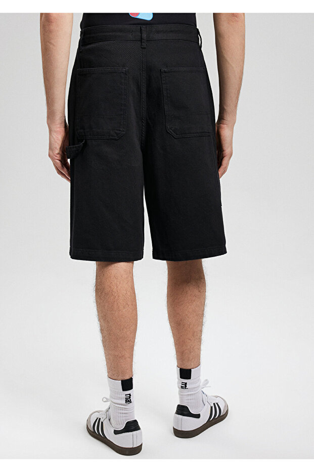 Siyah Şort 0410194-900 - 4