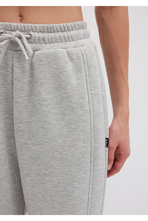 Gri Basic Eşofman Altı 1600430-32175 - 5