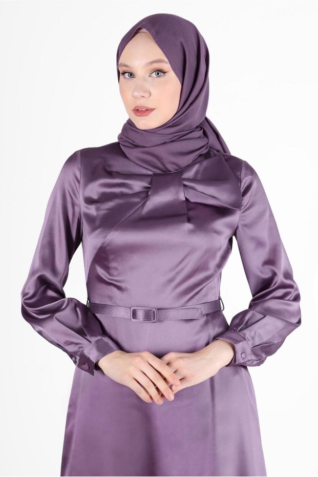 Bow Detail Belted Dress 42532