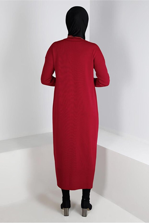 CEP DETAYLI BASIC TRİKO ELBİSE 43129 - 3