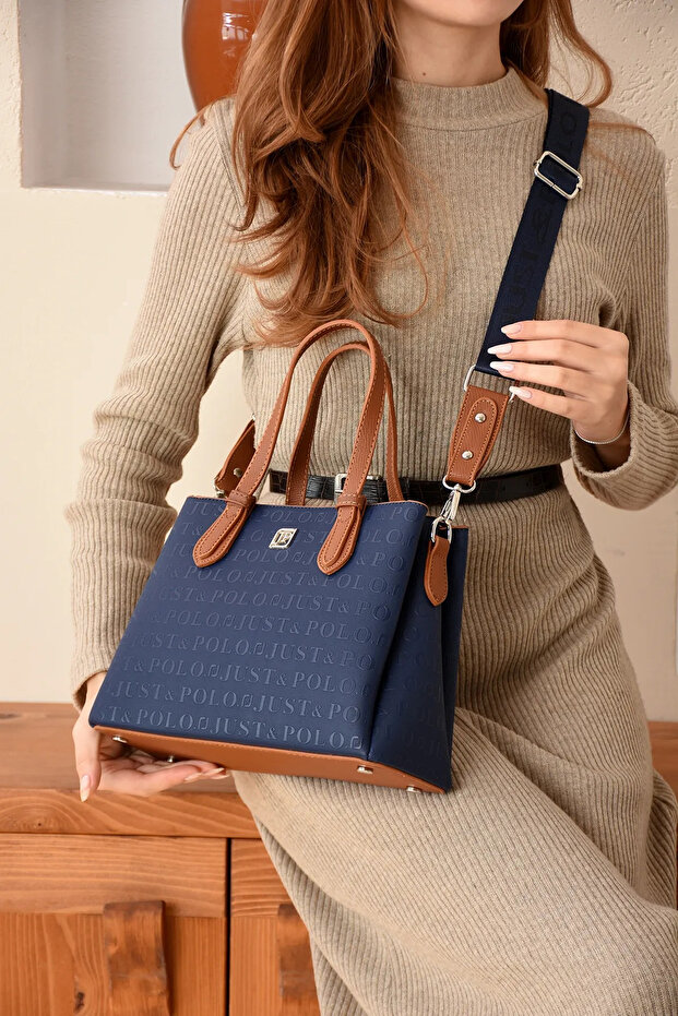 Women's Sporty Model Stylish Hand and Shoulder Bag with Adjustable Strap Size: 24 X 20 cm