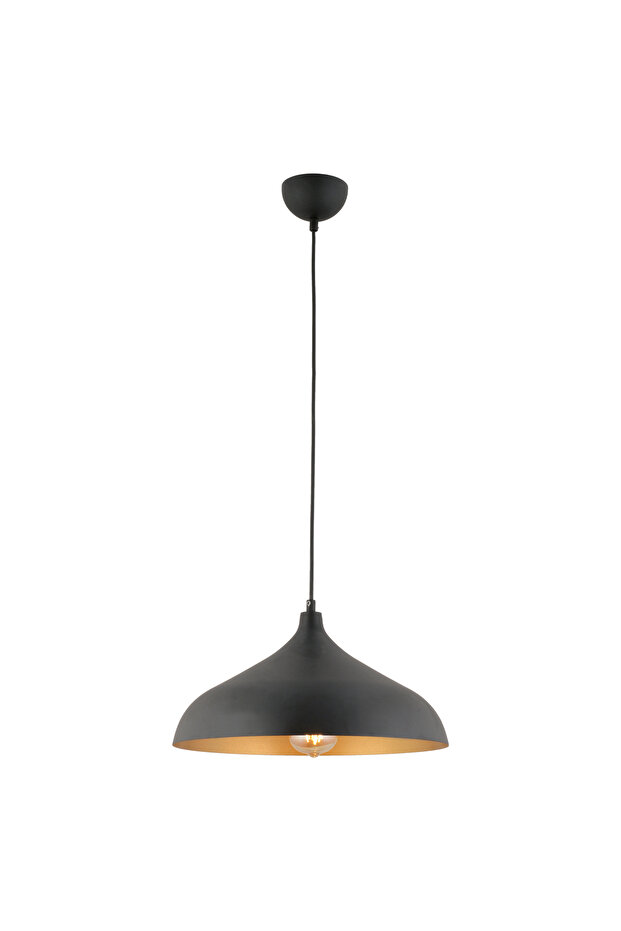 Pera Siyah Tekli Modern Retro Sarkıt Retro Salon Avize - 6