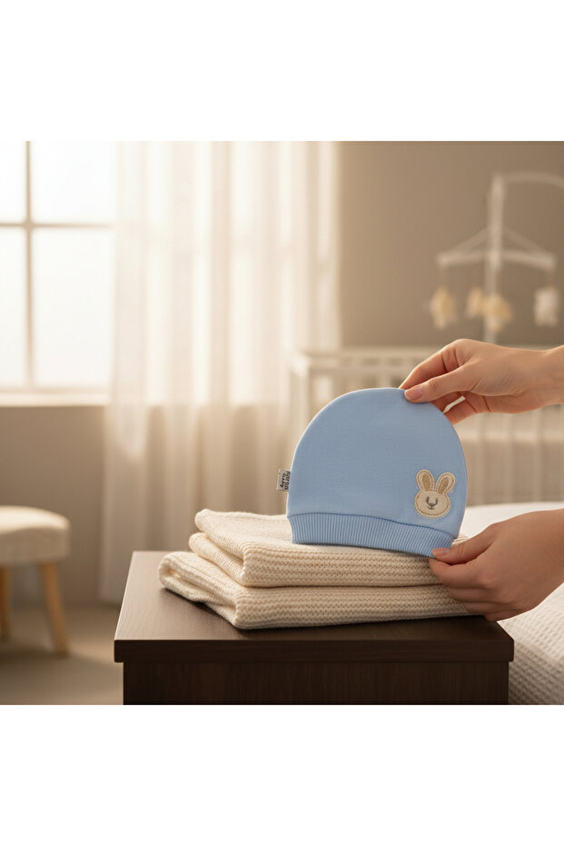 Baby Beanie Hat 100% Cotton Newborn Combed Cotton