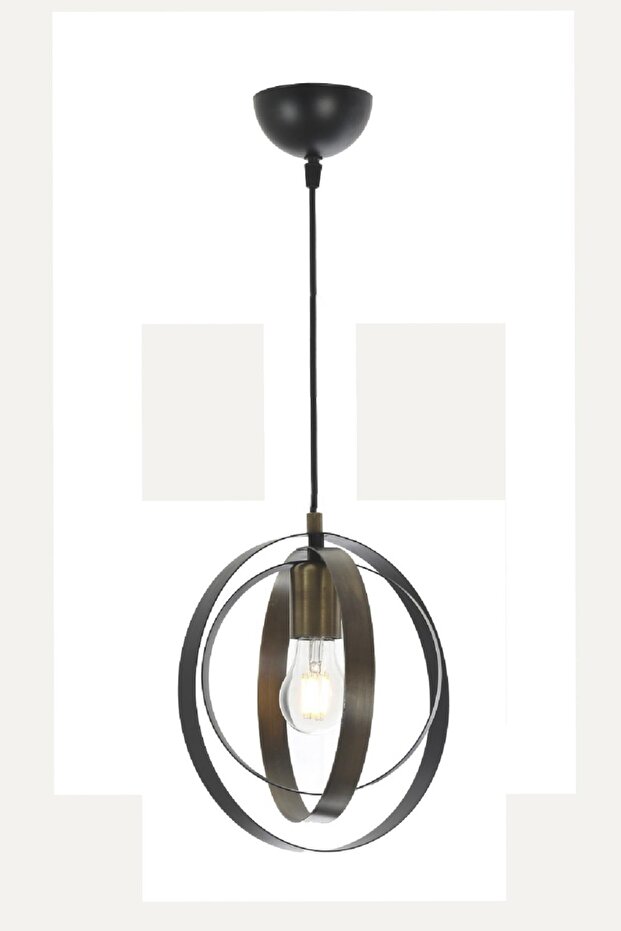 Boho Tekli Retro Sarkıt Salon Avize - 3