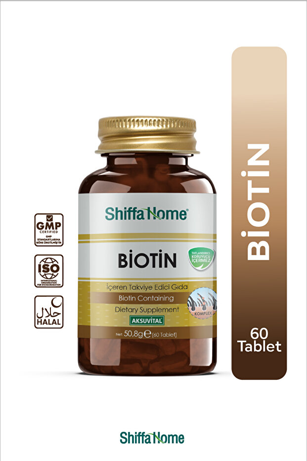 Biotin 60 Capsules Vitamin B7