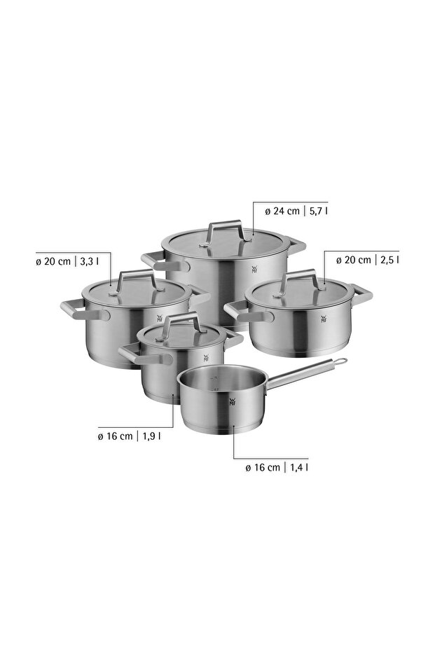 Comfort Line Çelik Tencere Seti 5 Parça - 1