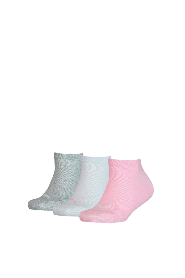 Womens Invisible Socks 3 Pack - Multicolour