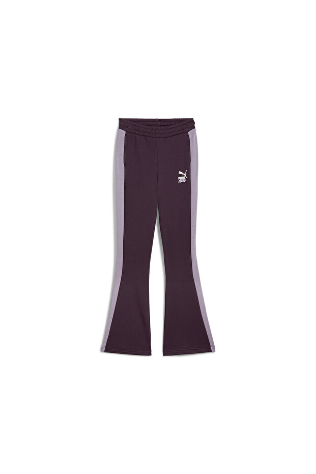 Youth Girls Flared Sweatpants - Purple - 4