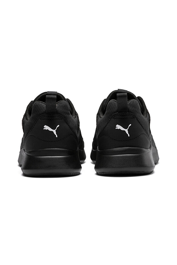 Men Lace Up Wired Training Shoes, Black - 3