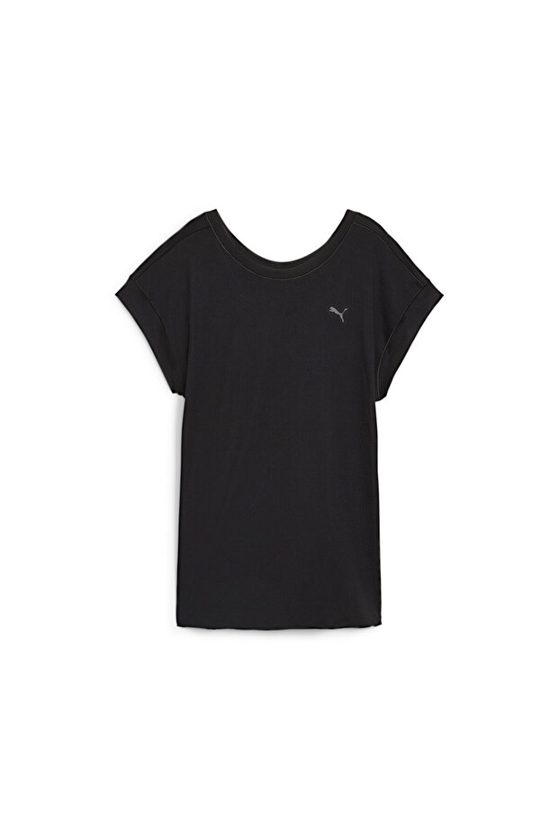 Womens Maternity STUDIO Training Tee - Black