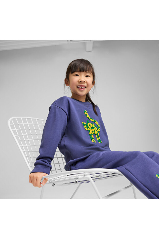 Kids Boys Cats Club Crew - Blue