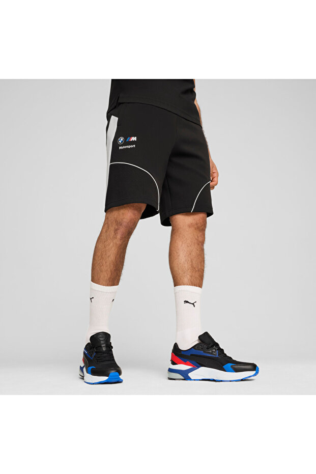 Mens BMW M Motorsport Sweat Shorts - Black