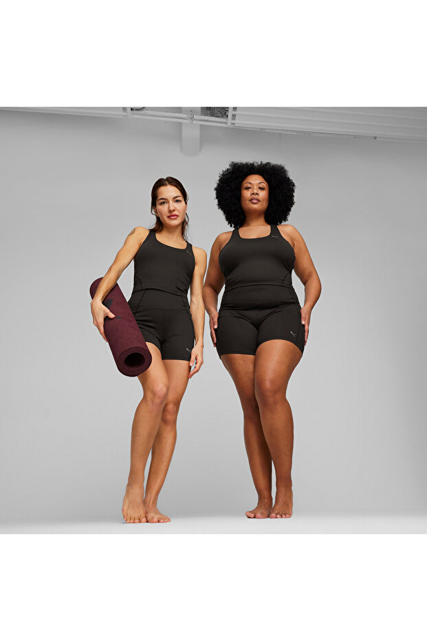 Womens STUDIO FOUNDATION 2-in-1 Training Tank - Black