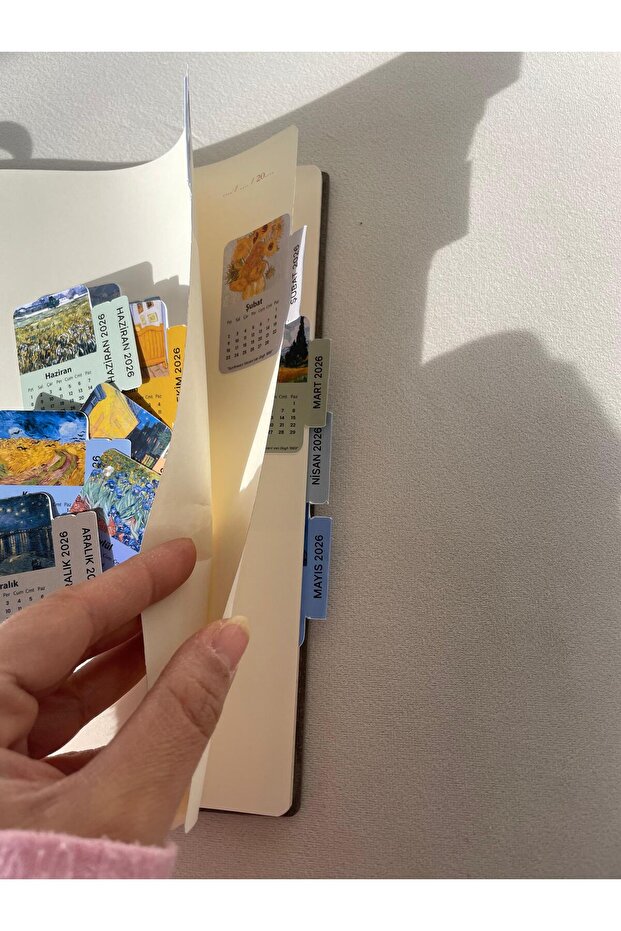 2026 Van Gogh Sticker Takvim - 5