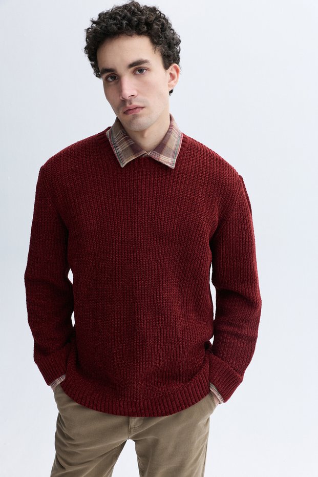 CYCLING NECK KNITTED SWEATER