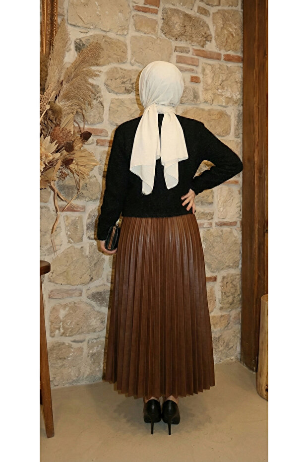 Ince Piliseli Model Etek - 4