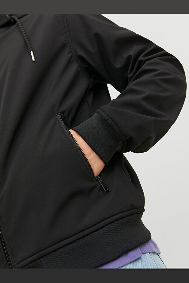 Erkek Kapüşonlu Ceket - Basic - 7