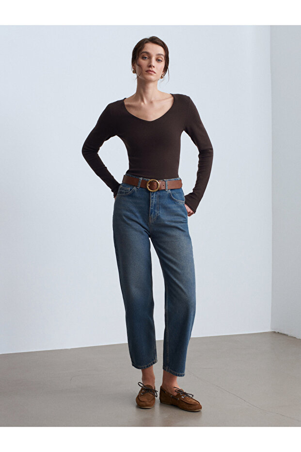 71350 Tint Wash Relax Denim Trousers-Tint