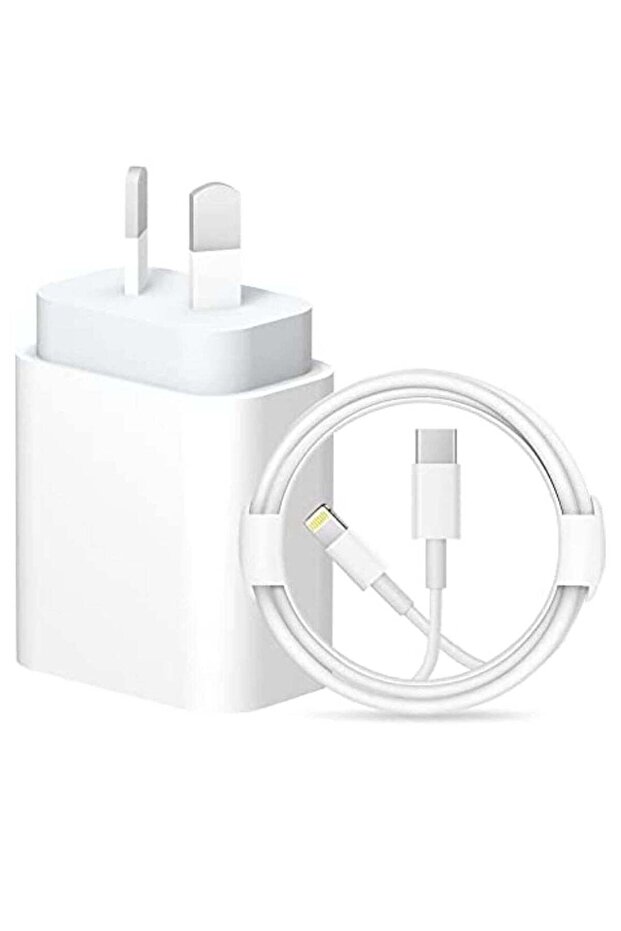 20W USB C Fast Charger with 3FT Type-C Cable – PD Wall Charger Block High-Speed Charging Adapter f