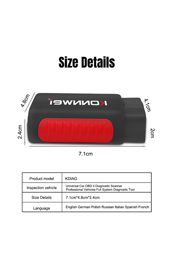أداة التشخيص كاملة الوظائف KDIAG - 2