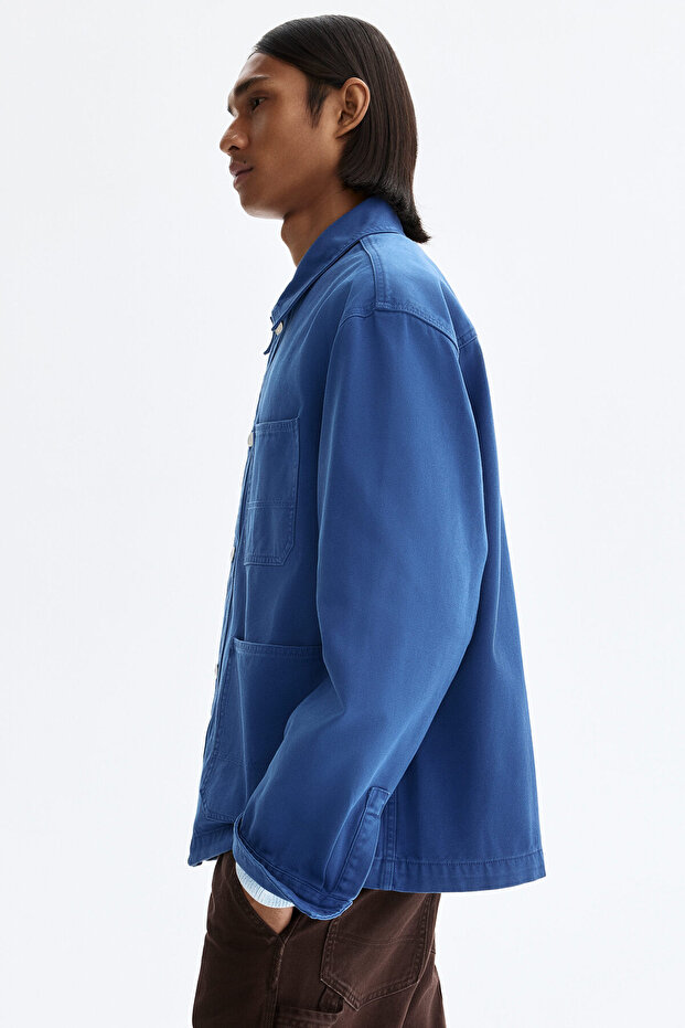 Kanvas Overshirt Gömlek - 5