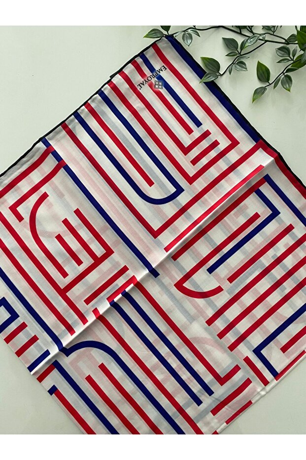 Stripe Pattern Line Scarf - 1