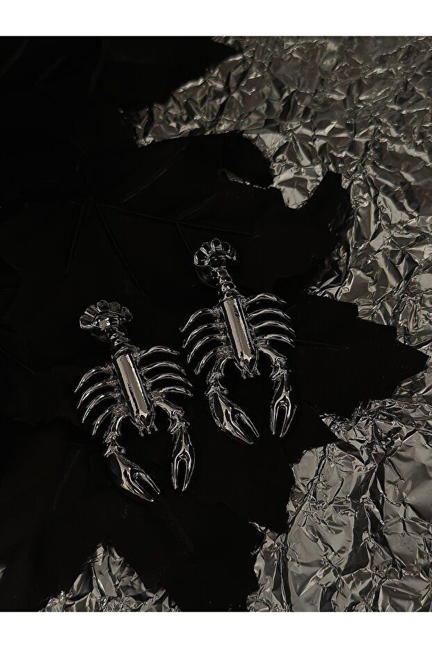 Yengeç Figür Küpe - 4