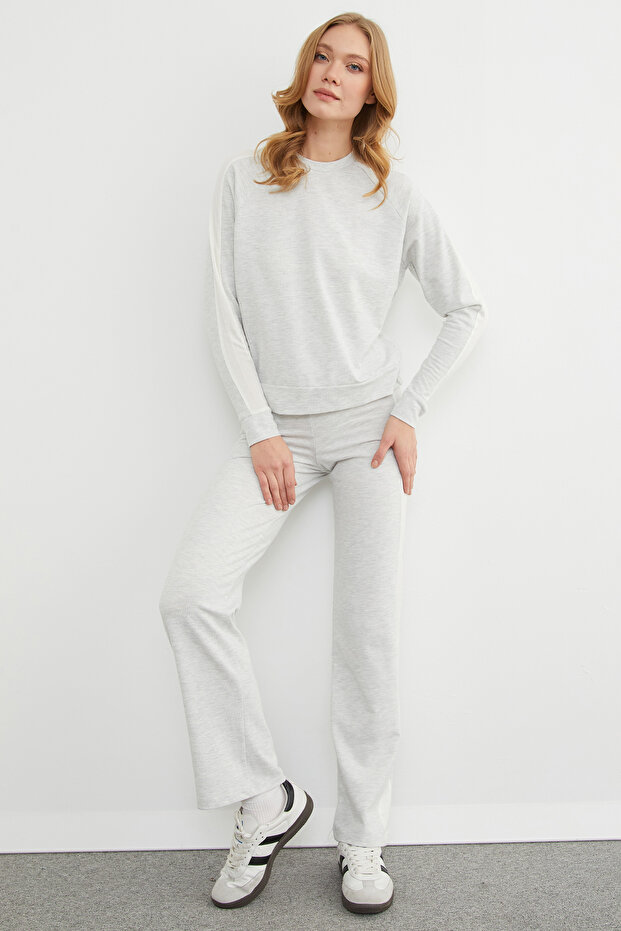 Basic Bisiklet Yaka Şeritli Modal 2 Li Takım - 7