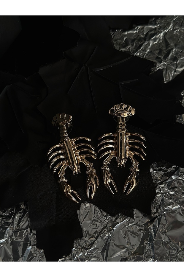 Yengeç Figür Küpe - 1