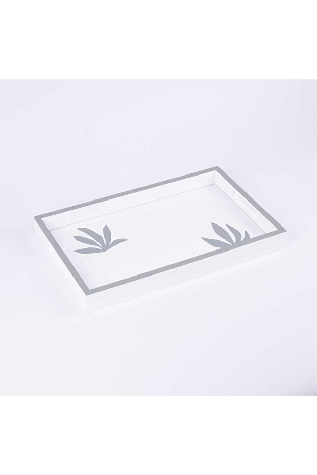 Serving Tray with cactus leaf pattern - 3