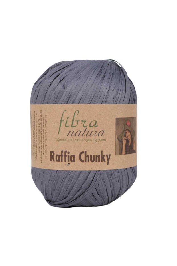 Raffia Chunky 100% Viscose – 100 g 120 m Thick Straw Look Knitting Yarn-114-42-1 Piece